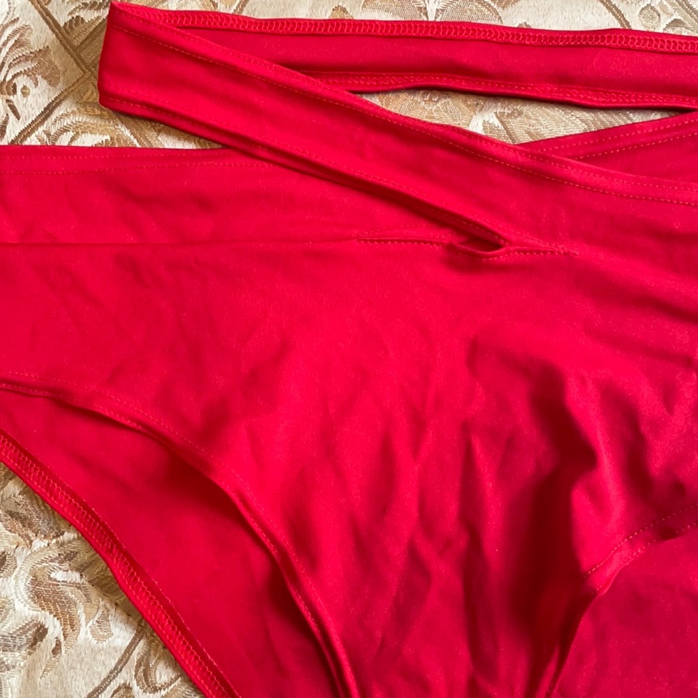 PLUS Red Swimsuit Set - Picture 2 of 6